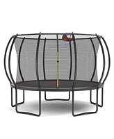 Streamdale Furniture 12FT trampoline Pumpkin- Black Red