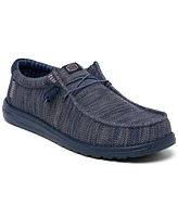 Hey Dude Men's Wally Stretch Sox Slip-On Casual Moccasin Sneakers from Finish Line