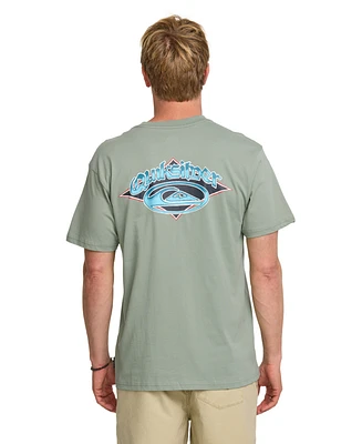 Quiksilver Men's Brushwork Short Sleeve T-Shirt