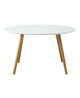 Convenience Concepts Oslo Round Coffee Table, Gray