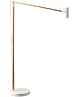 Adesso Crane Led Spotlight Swing Arm Floor Lamp