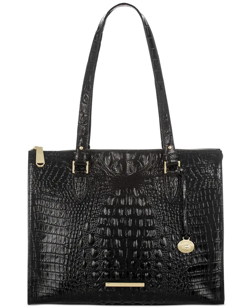 Brahmin Anywhere Melbourne Embossed Leather Tote