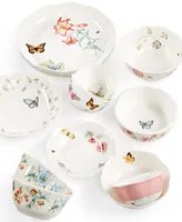 Lenox Butterfly Meadow Porcelain Dessert Bowls, Set of 4