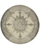 Jhb Design Tidewater Medallion Ivory Grey Area Rugs