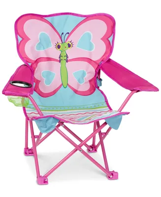 Closeout! Melissa & Doug Girls' Cutie Pie Butterfly Camp Chair