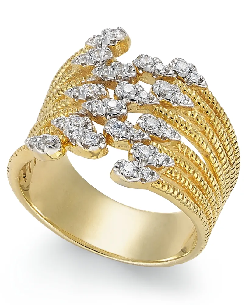 Diamond Statement Ring (1/3 ct. t.w.) in 14k Gold