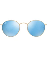 Ray-Ban Sunglasses, RB3447N Round Flat Lenses