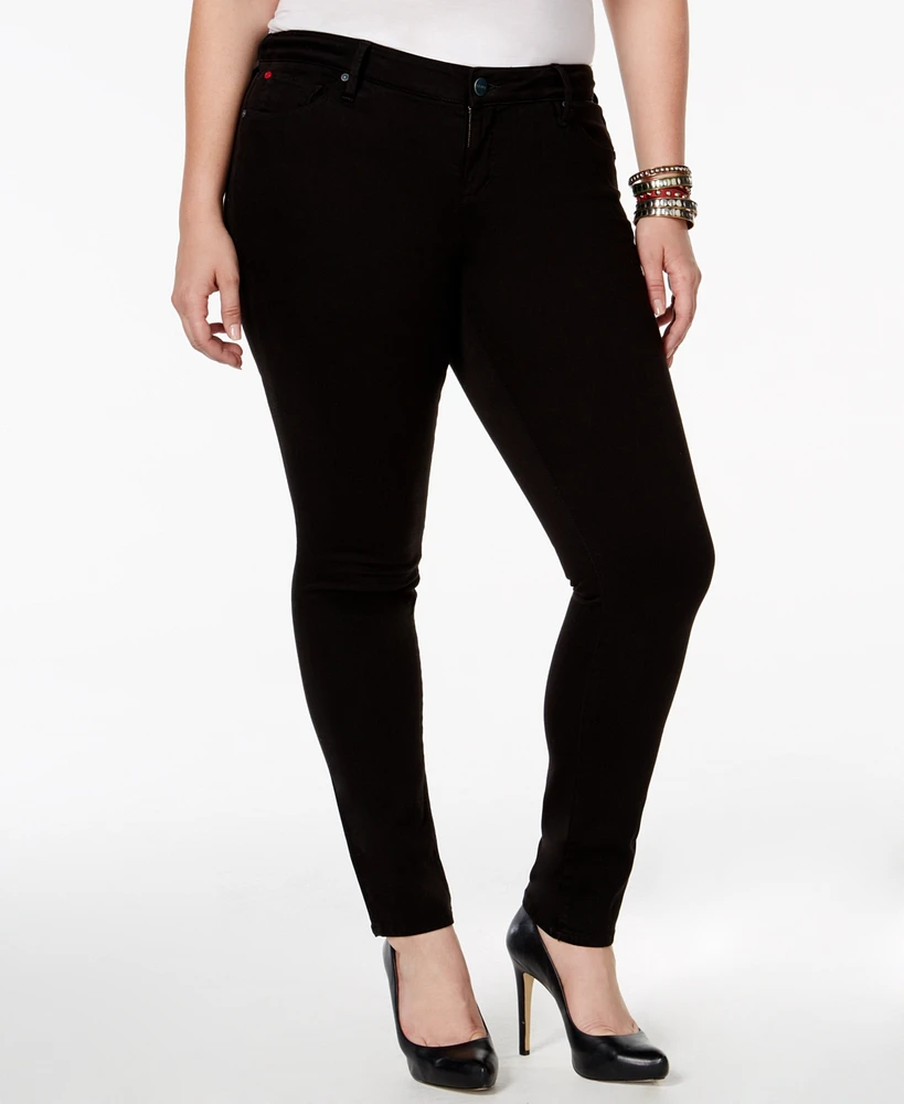 Slink Jeans Plus Color Mid Rise Skinny 32" Inseam