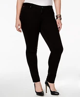 Slink Jeans Plus Color Mid Rise Skinny 32" Inseam
