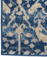 Closeout! Nourison Home Moraine MO757 Navy 2' x 2'9" Area Rug