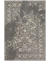 Closeout! Loloi Emory Eb-01 Charcoal/Ivory 3'10" x 5'7" Area Rug