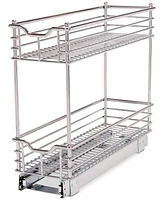 Household Essentials Chrome Glidez Narrow 7-inch Sliding Organizer