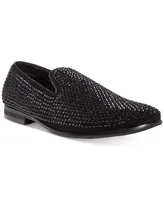 Steve Madden Men's Caviar Rhinestone Smoking Slipper