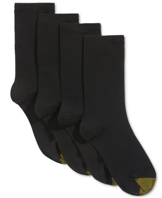 Gold Toe Women's 4-Pack Casual Flat Knit Socks, Created For Macys
