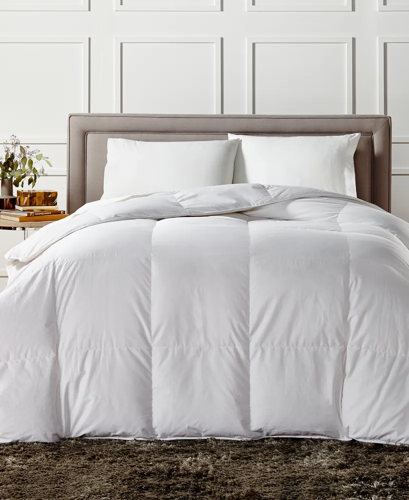 Charter Club White Down Medium Weight Comforter, King, Created for