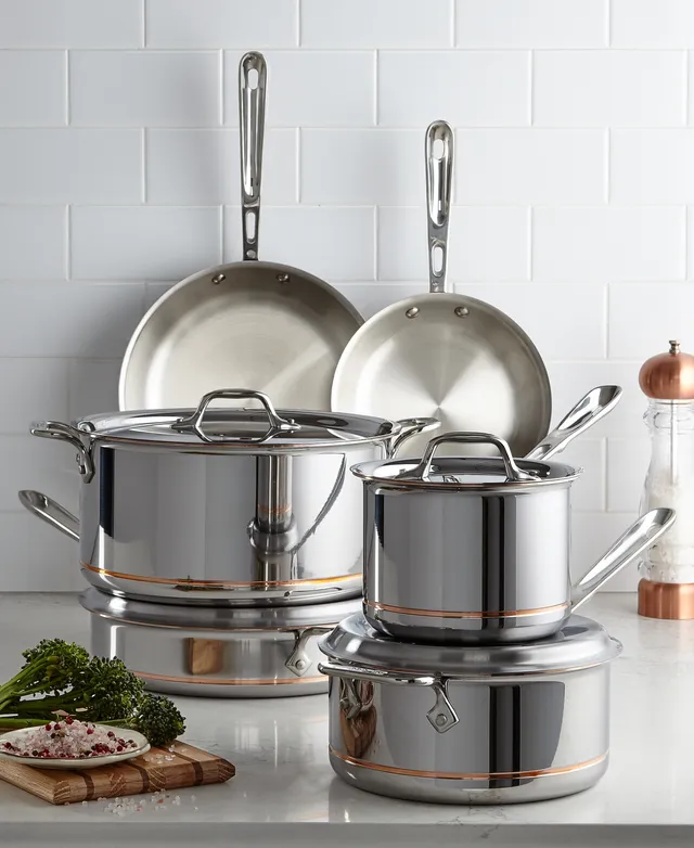 All-Clad Copper Core 6 Qt. Covered Saute Pan - Macy's