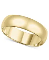 14k Gold 2 6mm Wedding Band