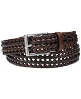 Fossil Myles Braid Leather Belt