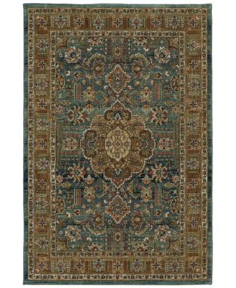 Karastan Spice Market Aksum Aquamarine Area Rug Collection