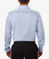 Men's Slim-Fit Non-Iron Herringbone French Cuff Dress Shirt