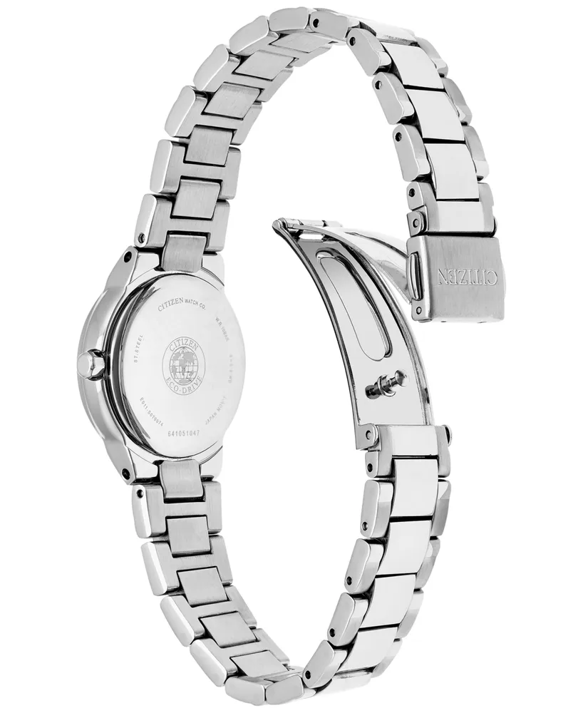 Citizen Women's Eco-Drive Sport Stainless Steel Bracelet Watch 26mm EW1670