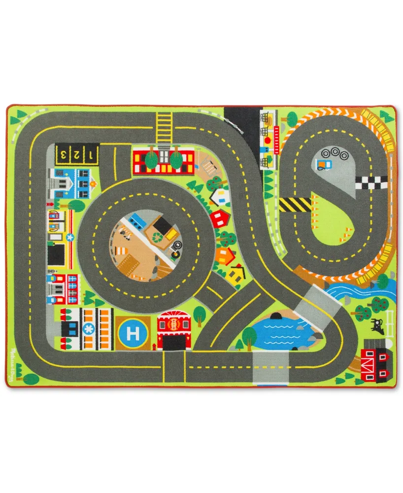 Melissa & Doug Jumbo Roadway Rug Playmat