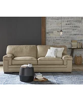 Myars 91" Leather Sofa, Created for Macy's