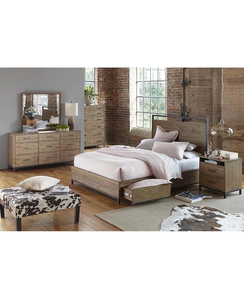 Closeout! Gatlin 3-Pc. Bedroom Set (Queen Storage Bed, Dresser & Nightstand), Created for Macy's