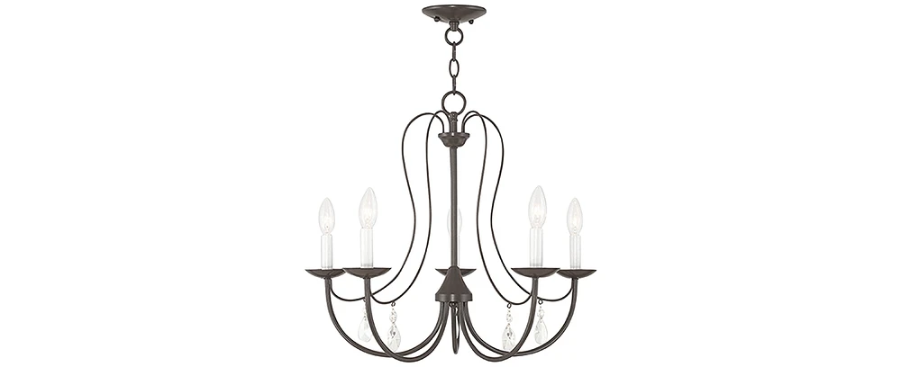 Livex Mirabella 5- Light Metal Chandelier