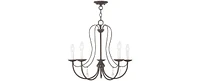 Livex Mirabella 5- Light Metal Chandelier