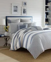 Nautica Fairwater Reversible -Piece Duvet Cover Set