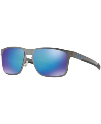 Oakley Polarized Holbrook Metal Prizm Sapphire Polarized Sunglasses , OO4123 55