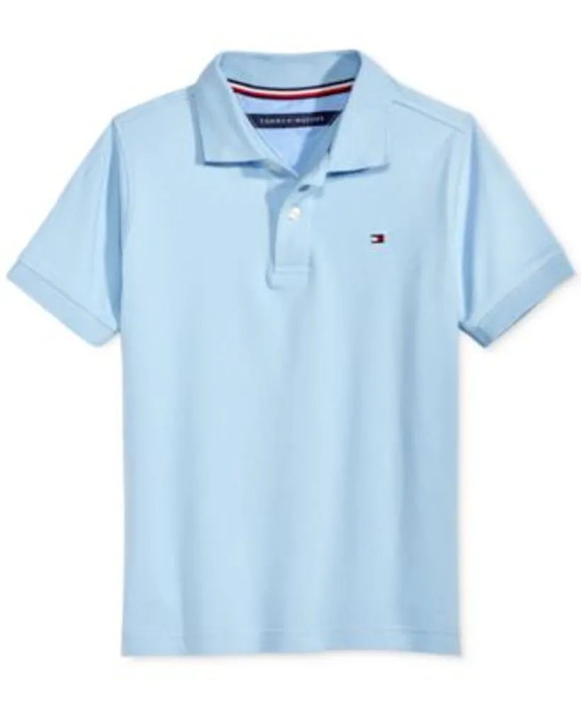 Tommy Hilfiger Women's Striped Piqué Polo Shirt - Macy's