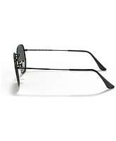 Ray-Ban Unisex Polarized Sunglasses, RB3548N Hexagonal Washed Evolve