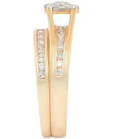 Diamond Bridal Channel Set (1 ct. t.w.) 14k White, Yellow or Rose Gold