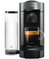 Nespresso Vertuo Plus Coffee and Espresso Machine by De'Longhi, Gray
