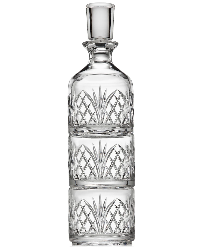 Godinger Dublin Stackable Decanter with 2 Glasses