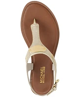 Michael Kors Women's Mk Plate Flat Thong Sandals