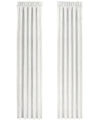 J Queen New York Bianco Window Panel Pair, 100" x 84"