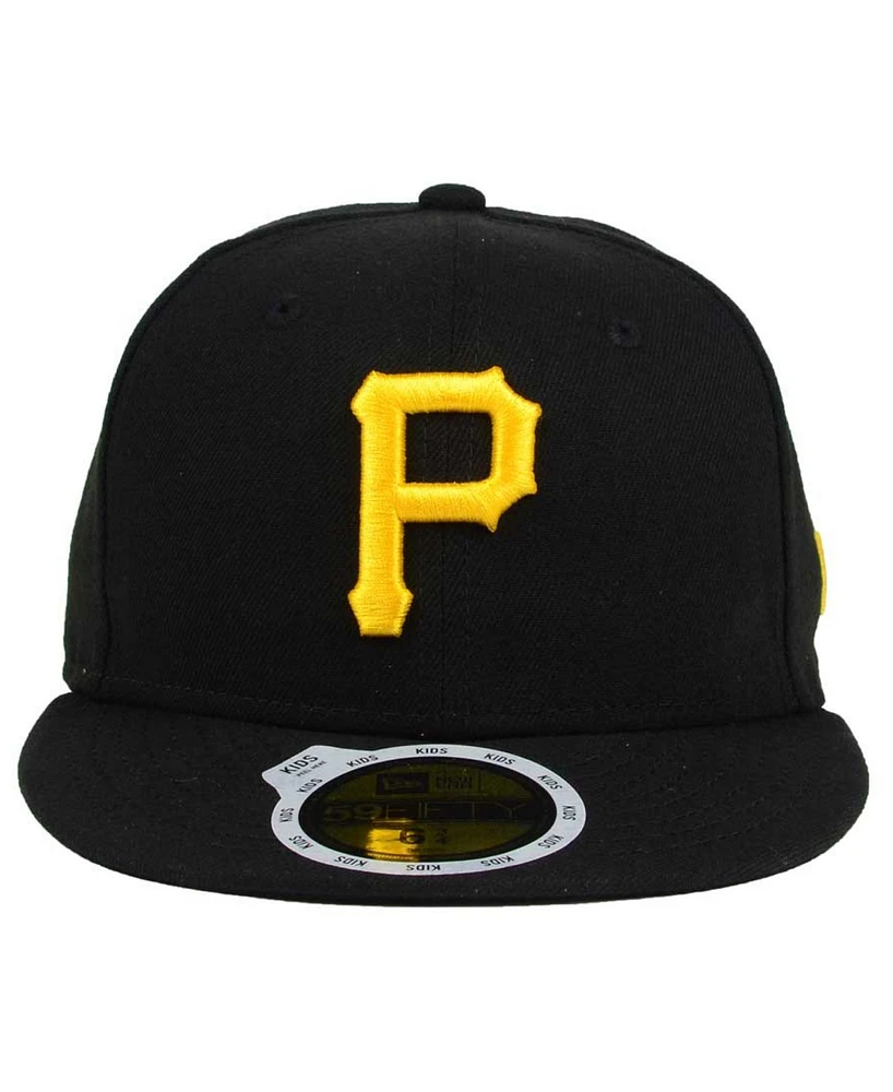 New Era Big Boys and Girls Pittsburgh Pirates Authentic Collection 59FIFTY Cap