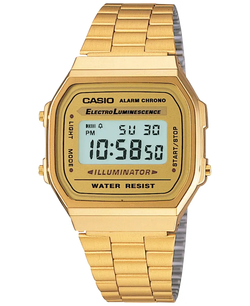 GENUINE- CASIO Retro Classic Unisex Digital Steel Bracelet Watch-A168WA-  Silver | eBay
