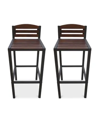 Parlen Outdoor Bar Stool (Set Of 2)