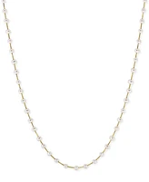 Effy Cultured Freshwater Pearl (3mm) Statement Necklace 14k Gold, White Gold or Rose