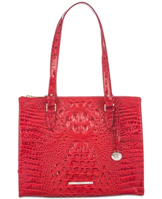 Brahmin Anywhere Melbourne Embossed Leather Tote