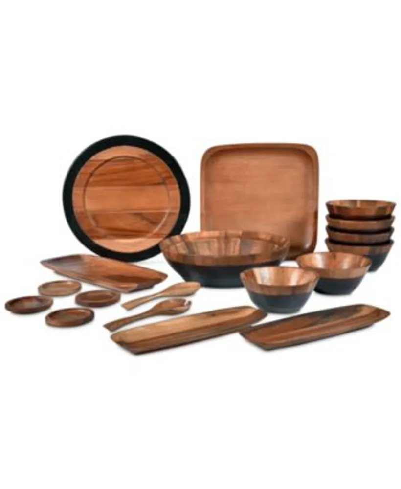 Noritake Serveware Kona Wood Collection