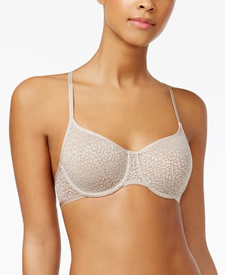 Dkny Modern Lace Sheer Demi Bra DK4019