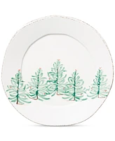 Vietri Lastra Holiday Round Platter