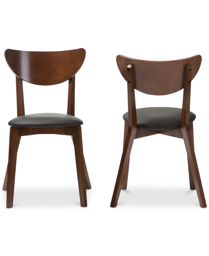 Sumner Faux Leather and Dining Chair (Set Of 2)