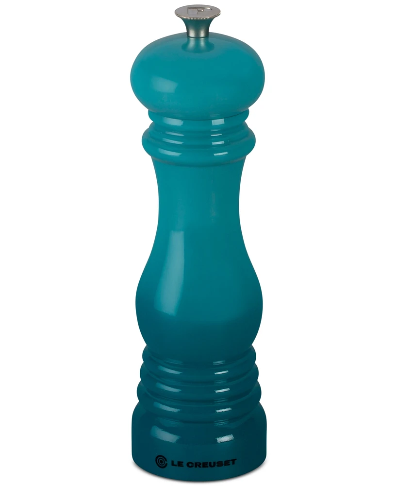 Le Creuset Caribbean Pepper Mill with Adjustable Grind Setting