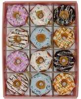 Kurt Adler Set of 12 Donut Ornaments